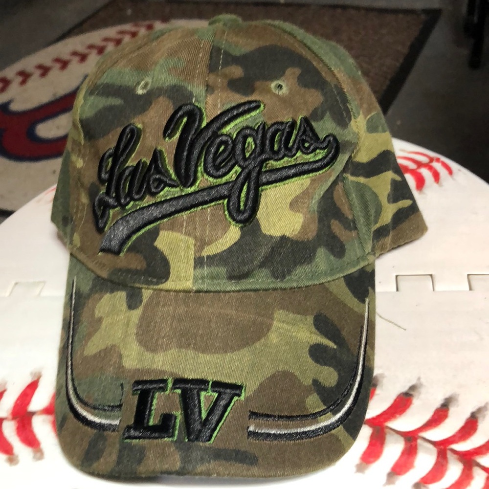 Las Vegas Men’s Adjustable Camo Hat Cap